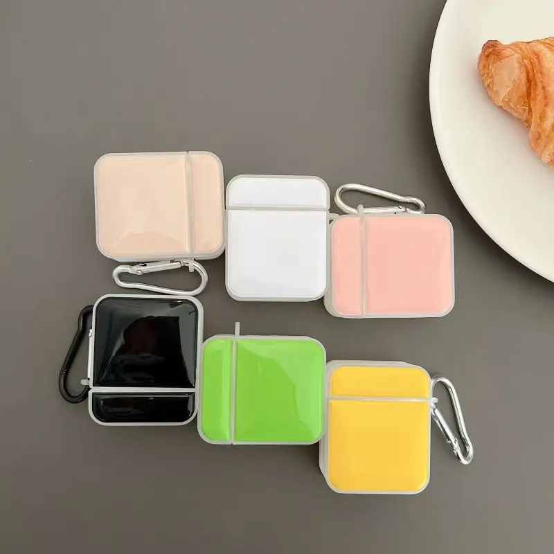 シンプルな3次元保護ケース,無地,Airpods 2,ヘッドフォン用,新品