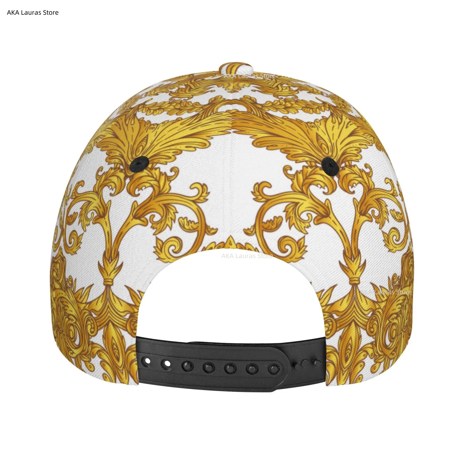 Golden Baroque Outdoor Sport Caps Baseball Hat Men Women Visor Cap Baseball Cap Street Hip Hop Caps golf hat men