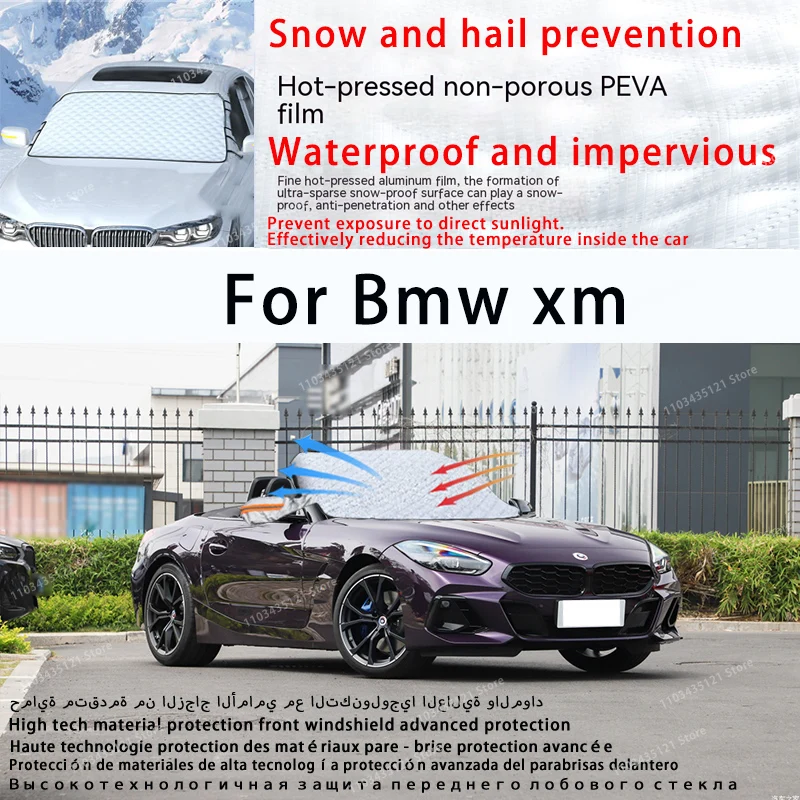 

For Bmw xm the front windshield of a car is shielded from sunlight, snow, and hail auto tools car accessories