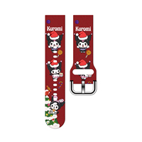 20MM Sanrio Kuromi printing strap for Samsung Galaxy Watch 7/6 40mm 44mm Band Replaceable Bracelet for Xiaomi Huawei Watch