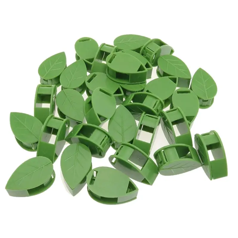 J1UL1N Plant Climbing Wall Fixtures Leaf Type Fixtures Vine Clamps Quick Pull Molding