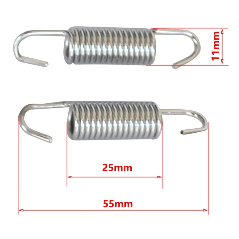 2PCS 55MM Rear Brake Pedal Lever Return Spring For Honda S50 90 S50 65 90 CL50 70 Fit Suzuki Yamaha Kawasaki BMW Motocycle