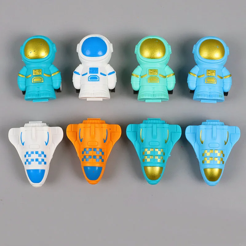 15Pcs Cartoon Astronaut Rocket Pull Back Cars Toy for Kids Birthday Party Favors Back To School Gifts Goodie Bag Pinata Fillers