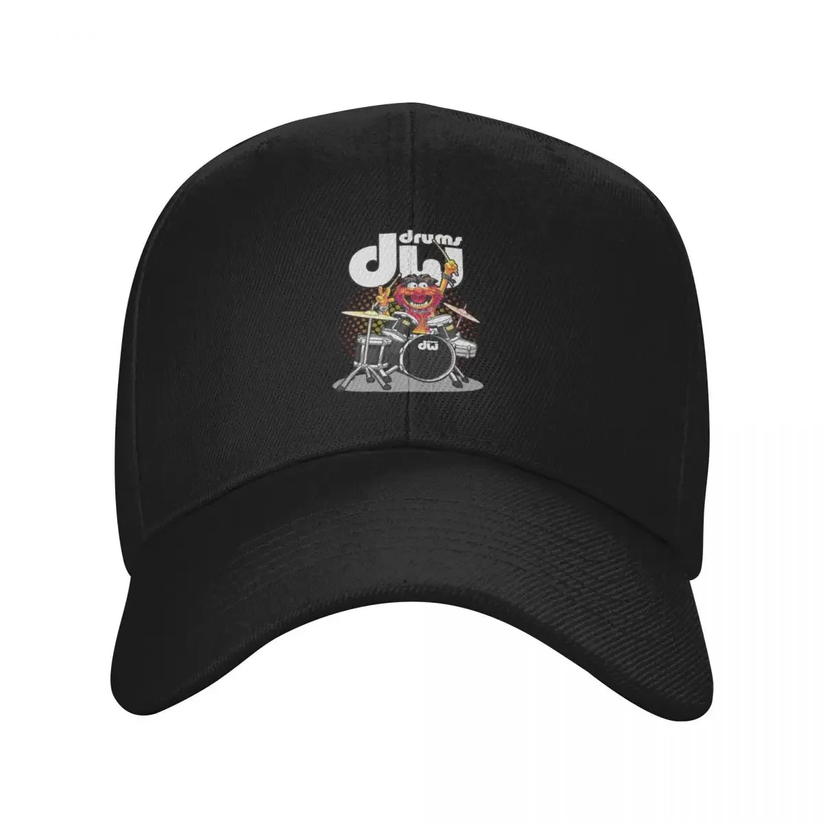 

ANIMAL DRUMMER DW DRUMS BLACK Baseball Cap Male hat sun hat Golf Hat Boy Child Women's