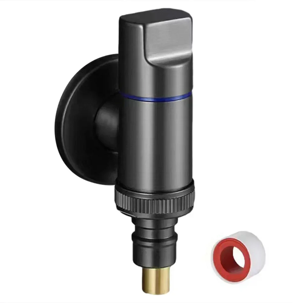 Angle Valve Faucet Mini Water Stop Angle Valve Metal Handle Scope Of Application Space Saving Design Scope Of Application