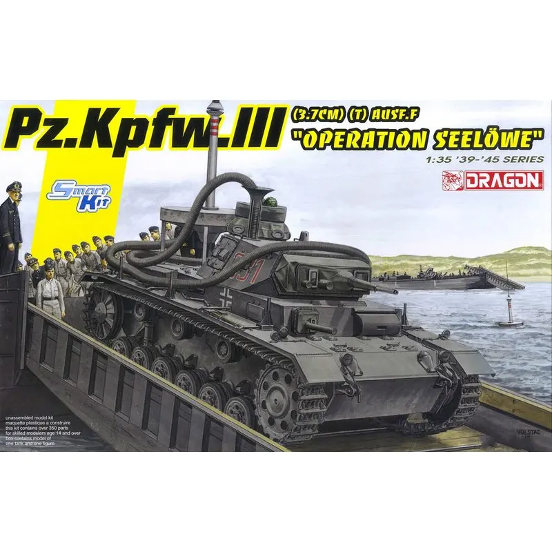 

DRAGON 6877 1/35 Pz.Kpfw.III (3,7 см) (Т) Ausf.F «Операция Seelowe»-набор для сборки в масштабе