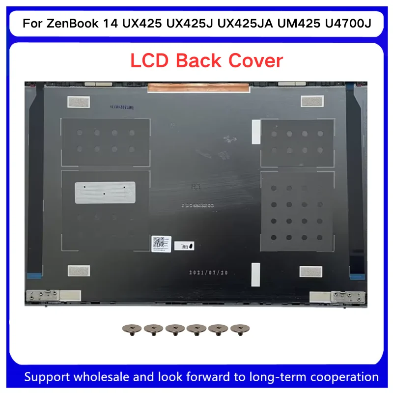 New For Kailxuling ZenBook 14 UX425 UX425J UX425JA UM425 U4700J LCD Back Cover / Front Bezel / Upper Case Palmrest / Bottom