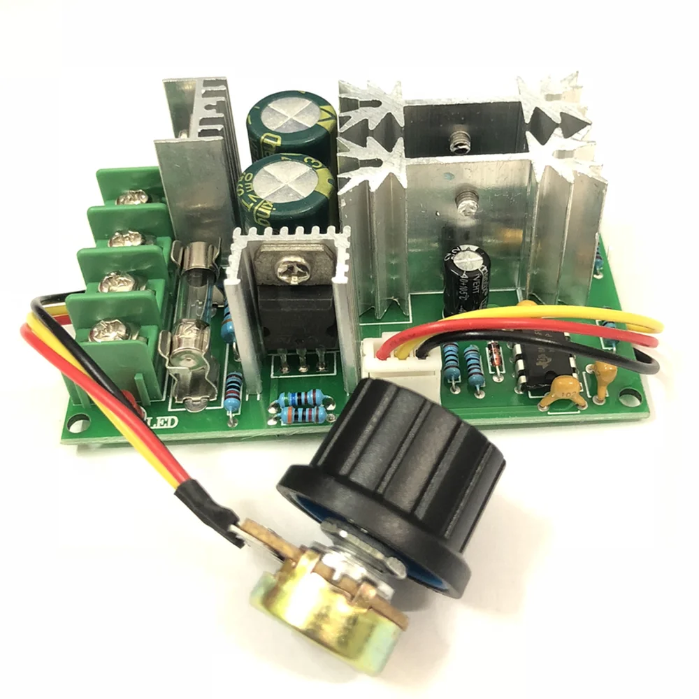 DC motor speed governor 12v24v36v48v High power driver module pwm Controller 20a Flow Regulator