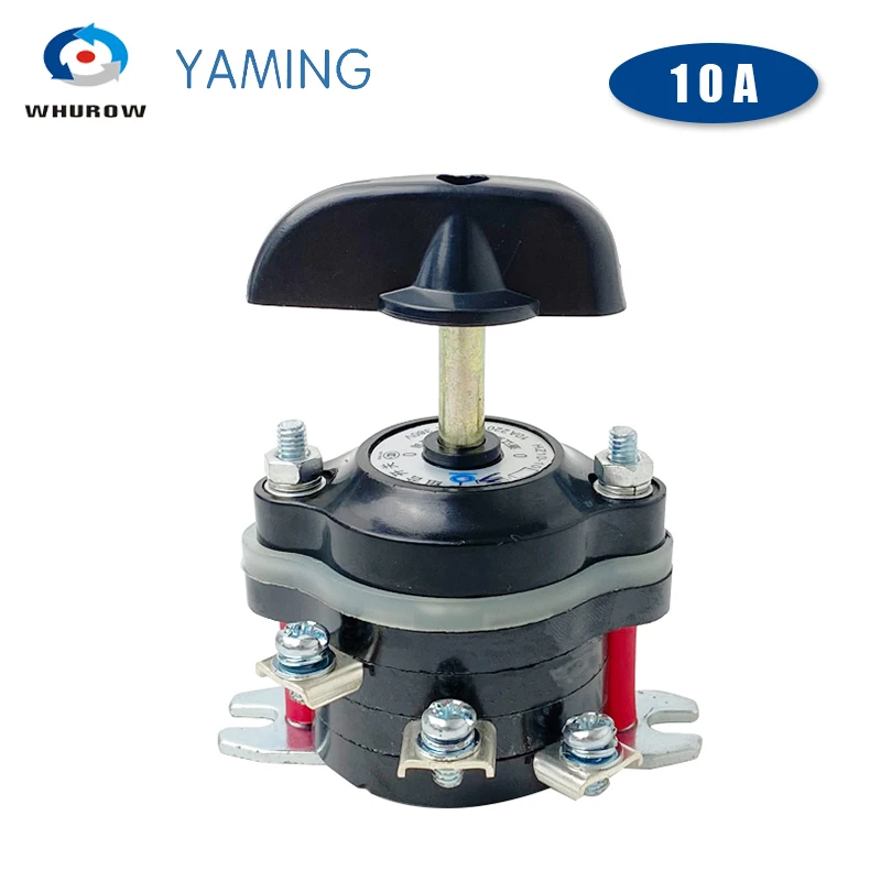 

Rotary Cam Switch HZ10-10/3 Transfer Changeover Universal Welding Machine Power Shifter 380V 10A 6 Pins Combined Selector