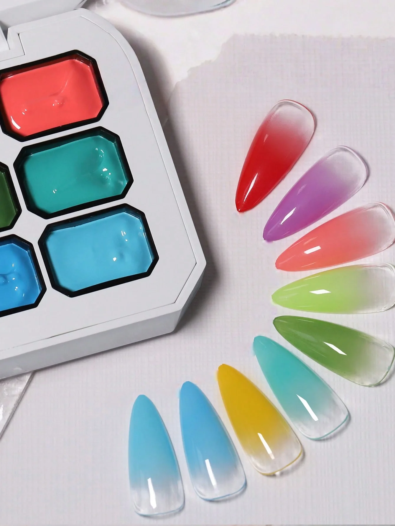 9컬러 여름 컬러 Y2K 도파민 솔리드 블러쉬 & UV - Nail Art Y2K 리뷰 및 가격
