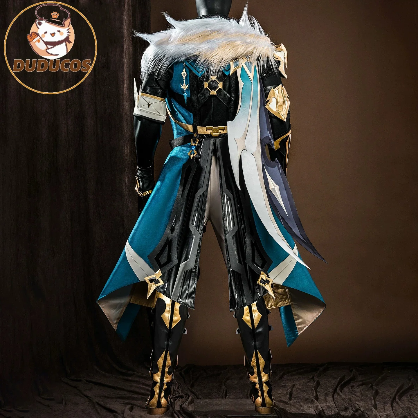 IN STOCK Varka Cosplay Costume Game Genshin Impact【XS-3XL】DUDU-SSR Men Suit Armor Varka Mondstadt Cosplay Costume Plus Size view 6