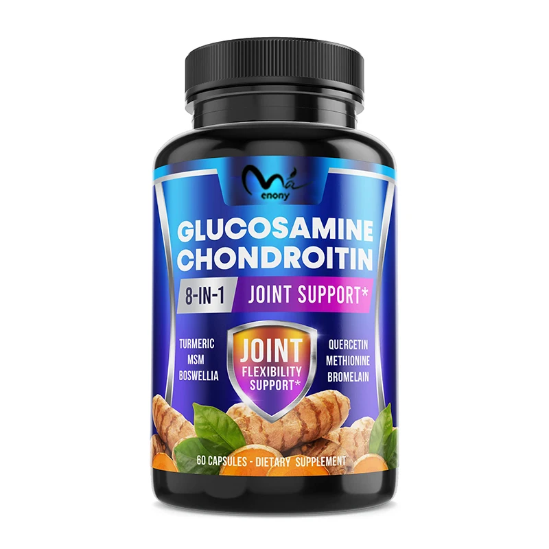 

Glucosamine Chondroitin with MSM, Turmeric, High Potency Antioxidant & Inflammatory Response, Comfort for Back, Knees