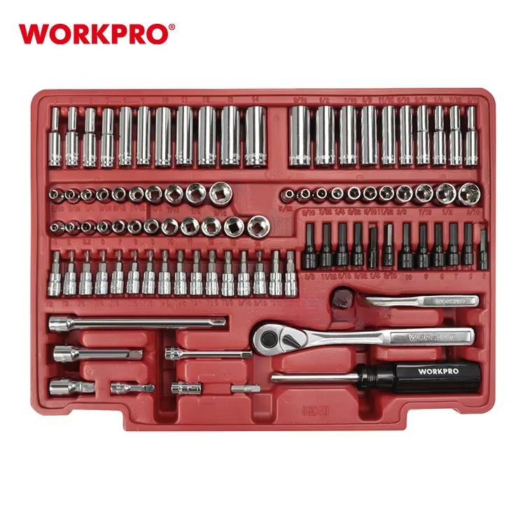 WORKPRO 450PC Tool Set Socket Wrench Mechanic Hand   with Drawer Heavy dut Box