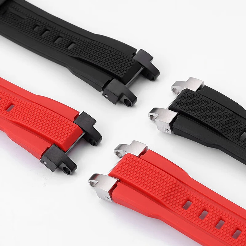 Per Casio G-SHOCK serie MTG-B1000 G1000 cinturino in silicone resina orologio da uomo catena cinturino orologio rosso cinturino di ricambio