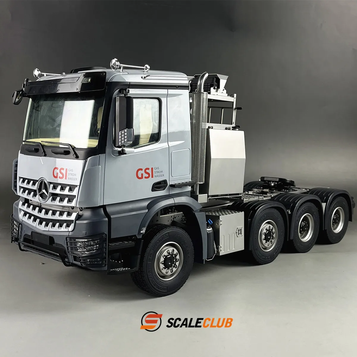 Scaleclub Model 1/14 Dla Mercedes-Benz Low Roof AROCS 3363 8x8 Heavy Towing Bulky Transport Dla Tamiya Scania MAN Benz Parts