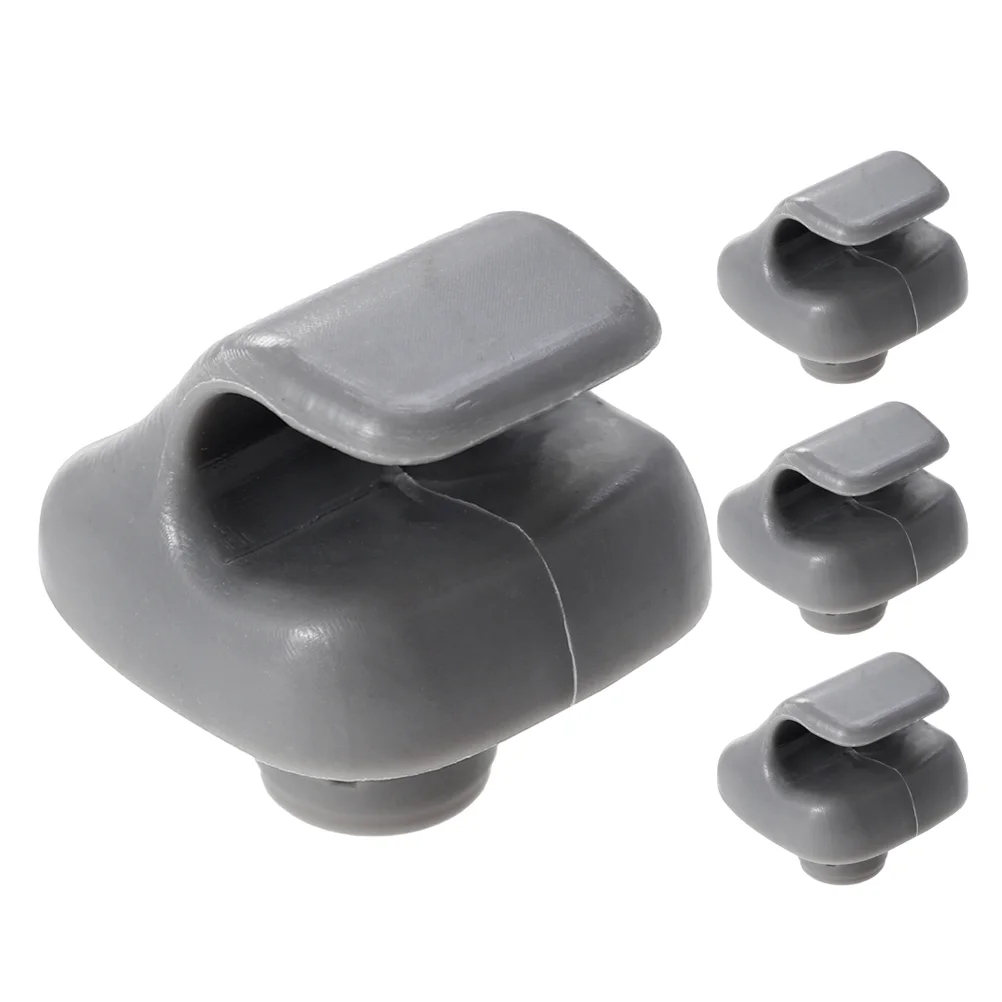 

4 Pcs Visor Clips Plastic Retractable Bracket Repair Sunglass Holder Compatible Visors Easy Install Secure