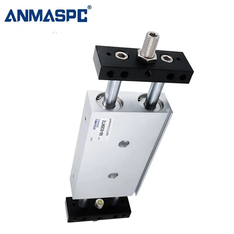 STMB10-25 Series Double Acting Pneumatic Cylinders Two Rod/Shaft Slide Table Bearing Cylinder