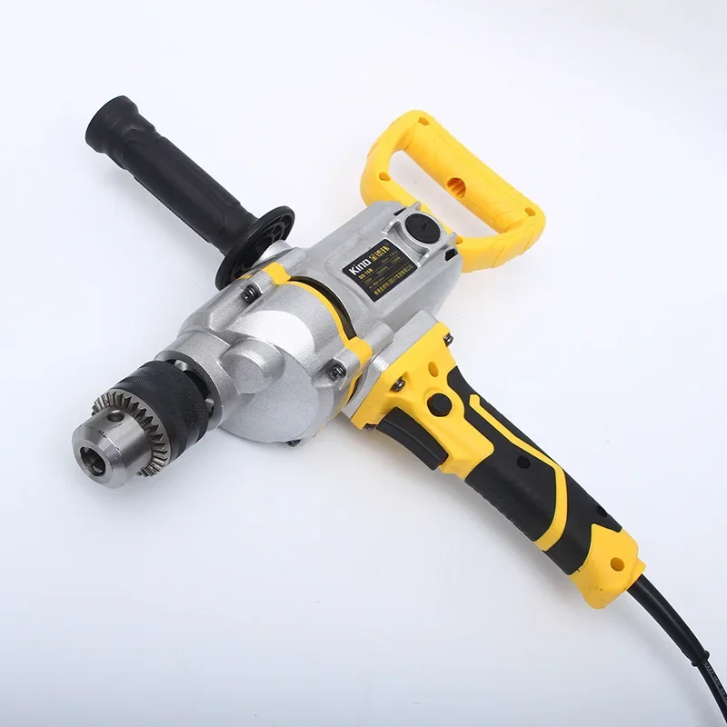 

l # 16MM High Power Electric Impact Drill Industrial Stirring Drills Putty Powder Mixer Hand held Paint Cement Food Mixing Mach