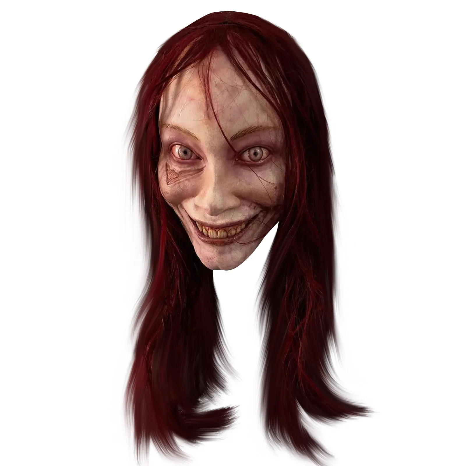 

Creepy Halloween Props Scary Realistic Face Mask For Adult Party Cosplay Costume Horror Decoration Prop Face Mask Cosplay Prop
