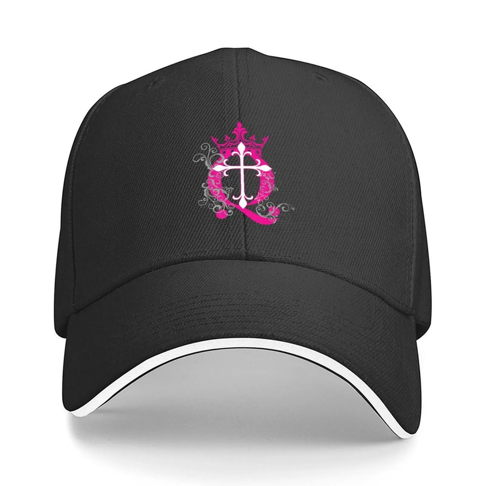 

Розовая бейсболка Cross Q Crown, рыболовные шапки, мужская зимняя шапка, забавные шапки на заказ, женские пляжные аутлеты, мужские