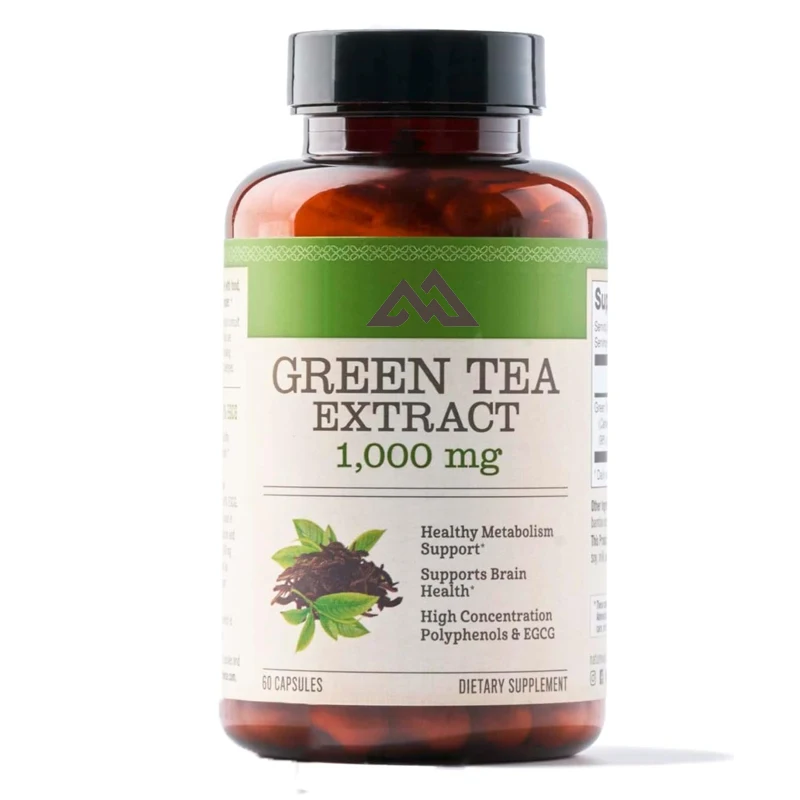 

Green Tea Extract 1000 mg Energy Boosting Antioxidant Vegan, Gluten Free, Non-GMO - 60 Capsules [1 Month Supply]