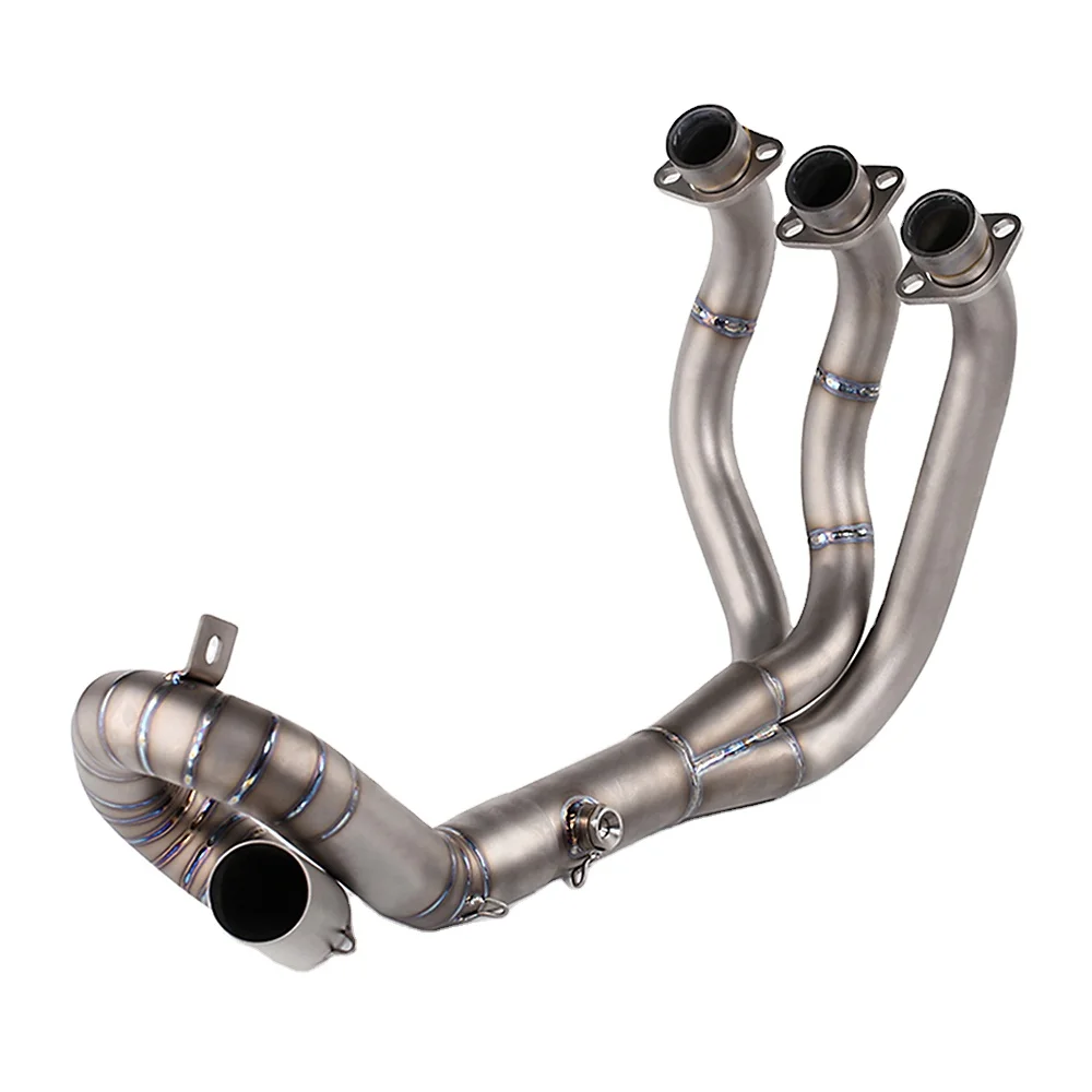 

STLFHigh QualityFor YAMAHAs MT09 FZ09 XSR900 System Escape Slip on Front Tube Link Pipe Connect Original Full Motorcycle Exhaust