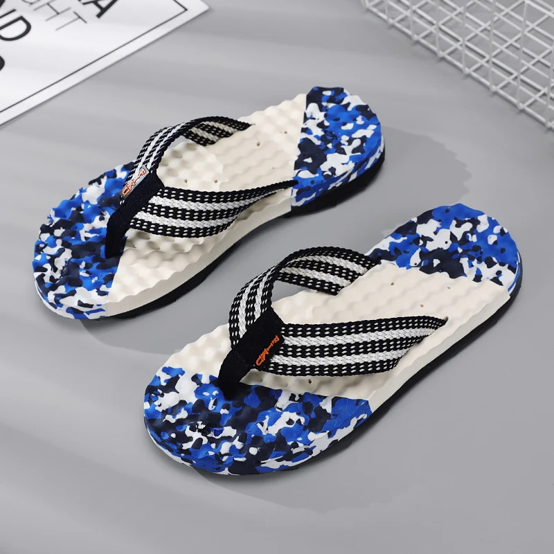 Big Size 37-47 Summer Beach Shoes for Men Camouflage Designer Flip Flop Tênis Masculino Home Cool Slippers Boy Free Shipping