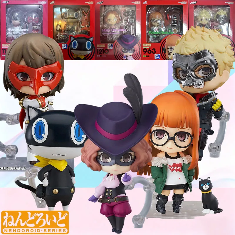 Good Smile Nendoroid Persona 5 Futaba Sakura 963 Haru Okumura 1210 Morgana 793 Ryuji Sakamoto 1162 Goro Akechi 1189 Versión Q