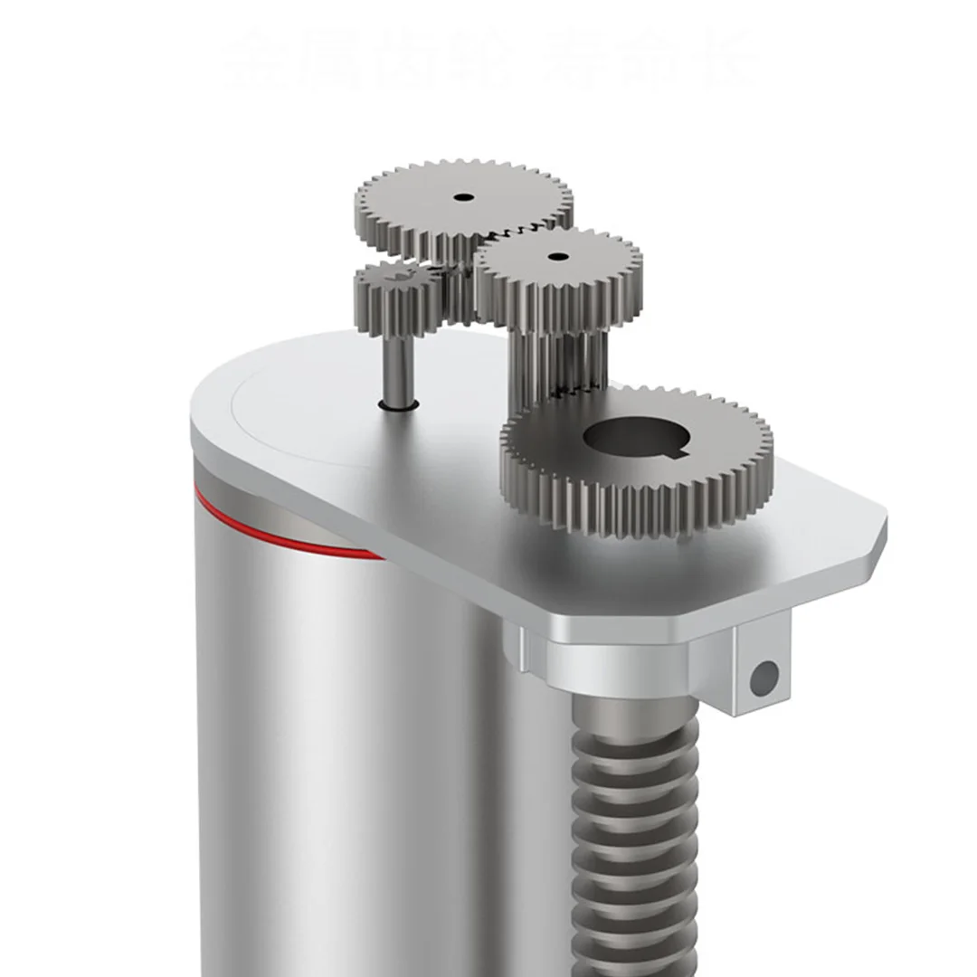 Imagem -02 - Prova Impermeável Água Ip66 Atuador Linear com Hall 12v 24v Carga 1000n 800n Velocidade 12 mm s ao ar Livre do Motor de Levantamento à