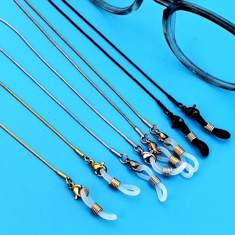 Pendant Chain, Metal Fashionable Sunglasses, Anti-blue Light Glasses, 1Mm Titanium Steel Fashionable and Beautiful Glasses Chain