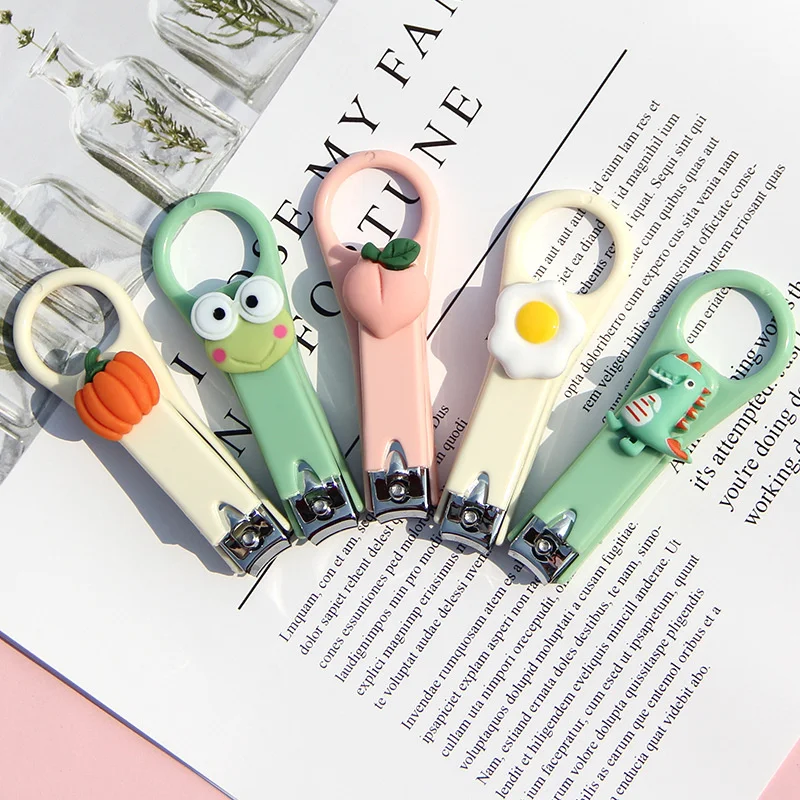 Creative Cartoon Nail Clippers Single Pack Cartoon Creative Folding Nail Clippers Adult Home use Nail Clippers Manicure Tools