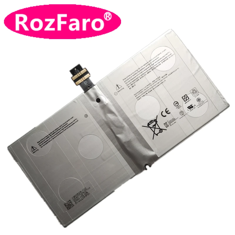 

RozFaro For Microsoft Surface Pro 4 1724 4th Gen 12.3 Inch Tablet 7.5V 38.2WH 5087mAh Laptop Battery G3HTA026H G3HTA027H DYNR01