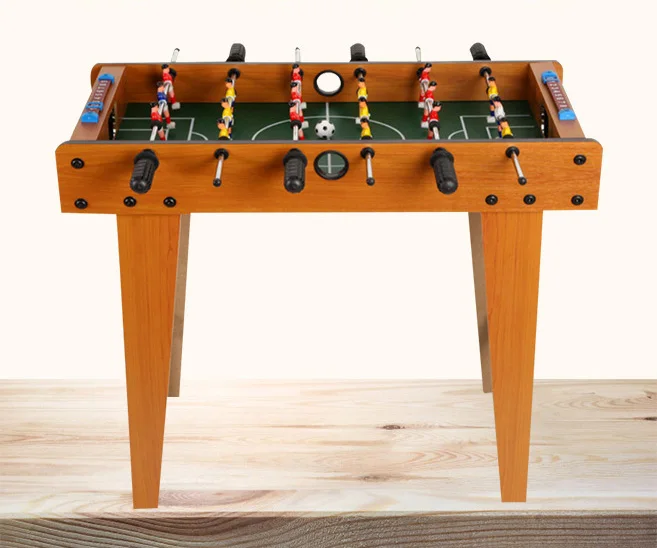 Mini Wooden Soccer Table Top Toy Indoor Sport Game for Kids Two-Player Football Game