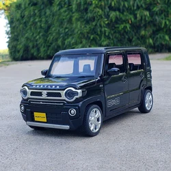 1:22 SUZUKI HUSTLER SUV Alloy Car Model Diecasts Metal Toy Off-Road Vehicles Car Model Simulation Sound and Light Childrens Gift