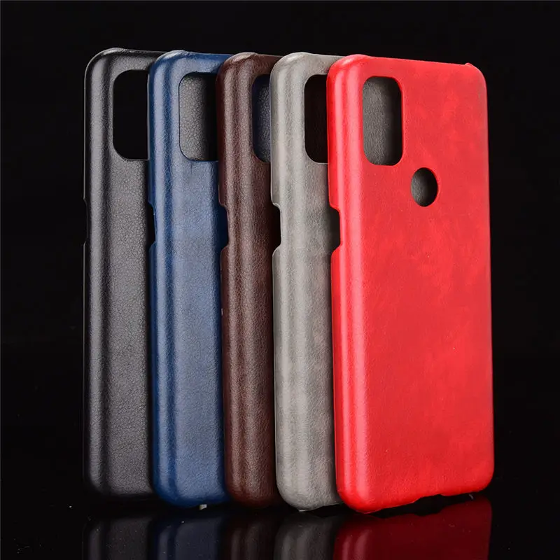 Oneplus Nord N10 BE2029 BE2025 حافظة من جلد البولي يوريثان غطاء خلفي حافظة هاتف صلبة لهاتف Oneplus Nord N10 NordN10 5G BE2026 BE2028
