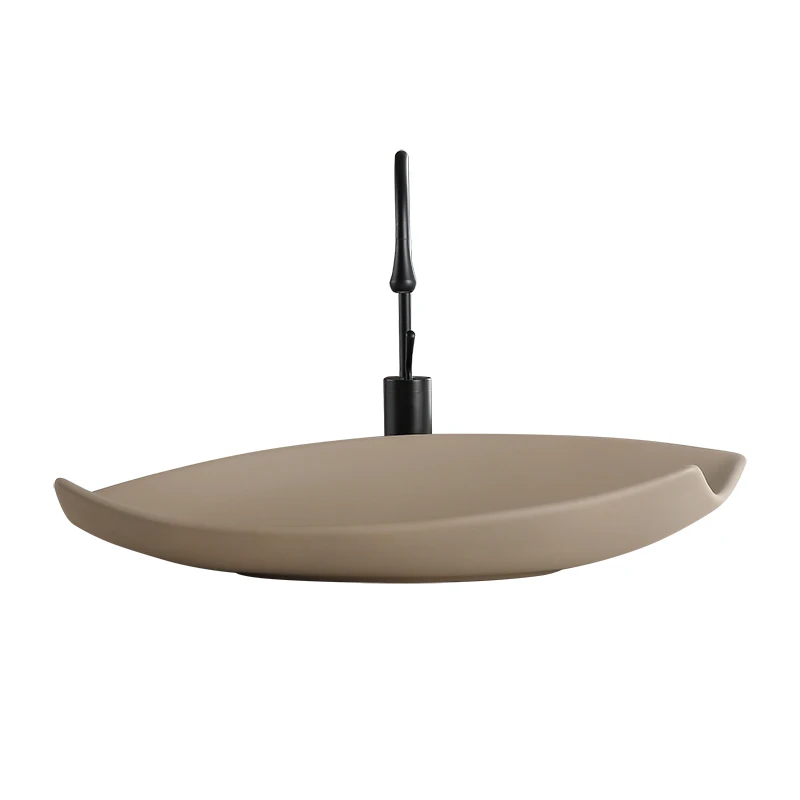 

Hotel large creative bathroom washbasin table basin Nordic ceramic balcony basin washbasin wash basin household