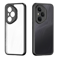 DUX DUCIS For Honor 400 Lite 400 Pro Cover TPU+Acrylic Lines Back Transparent Cover Anti-Fingerprint Airbag Anti-drop Phone Case