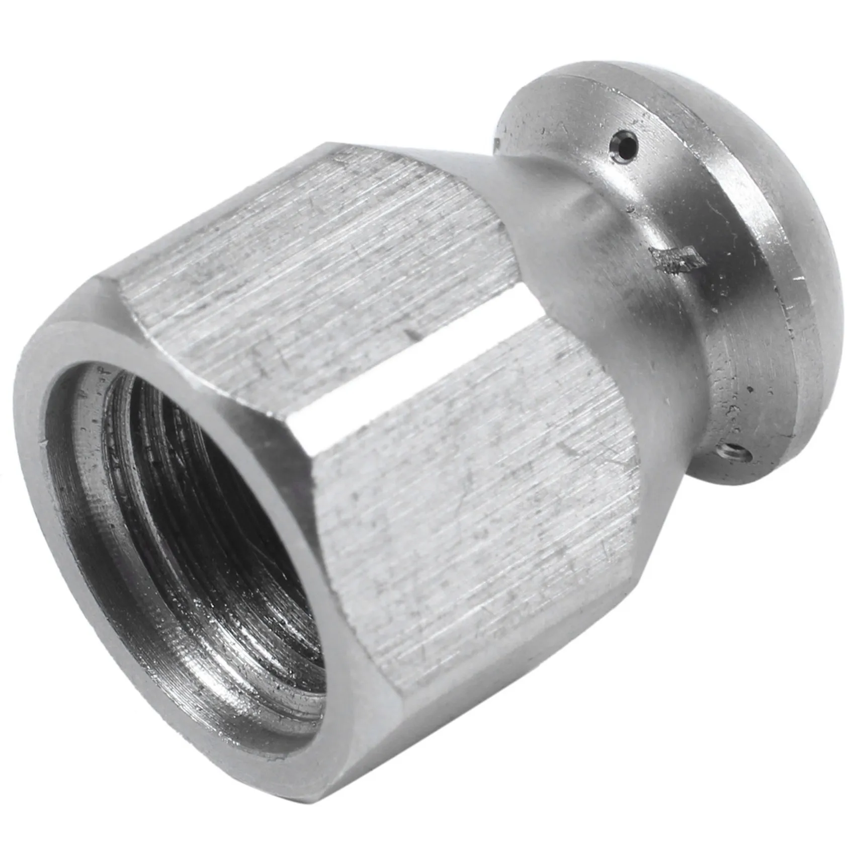 CKFAM-2X ท่อ Jetter เครื่องซักผ้าความดันท่อระบายน้ําท่อระบายน้ําทําความสะอาดท่อ Jetter โรตารี่หัวฉีด 5 Jet (1/4 นิ้ว)