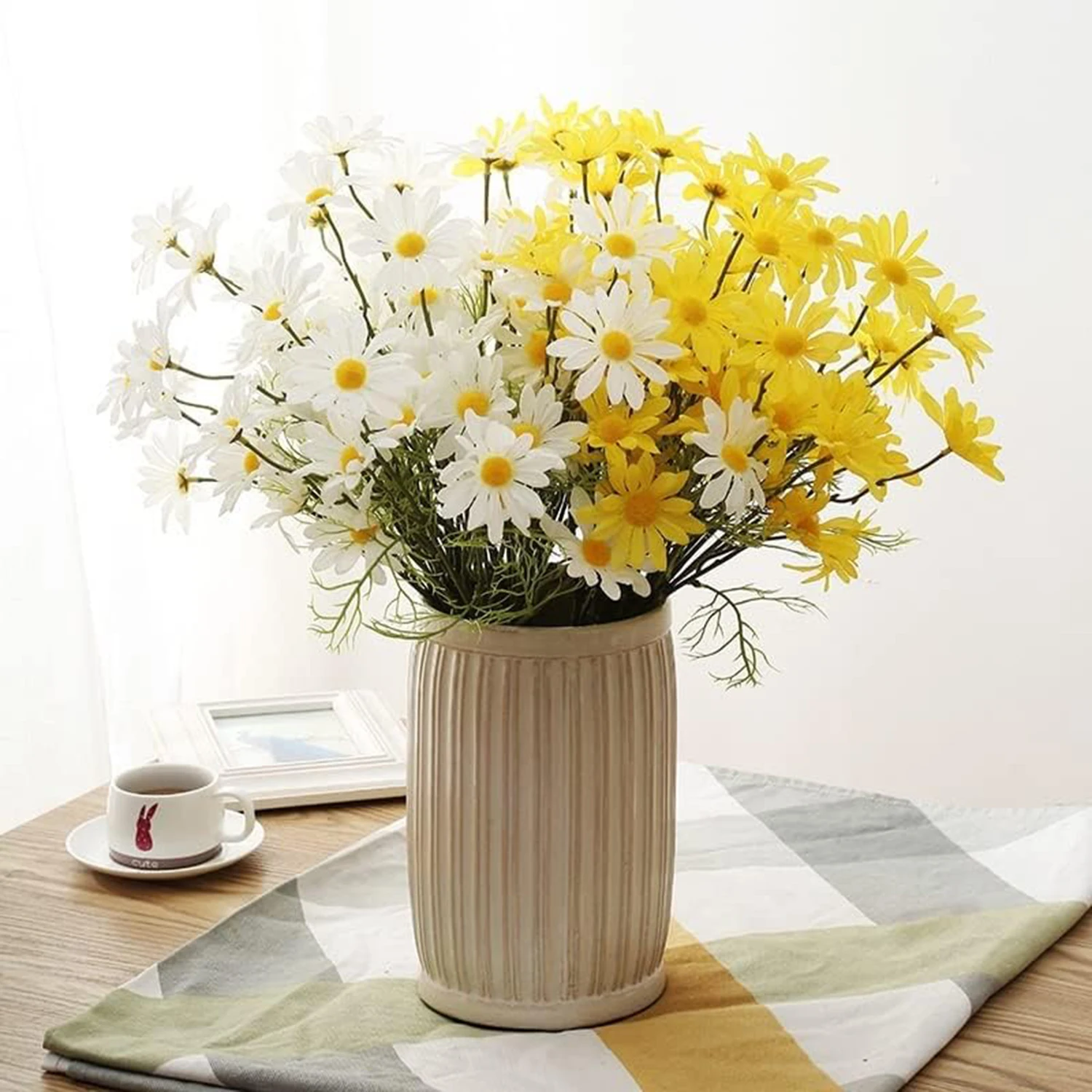 1/3PCS Artificial Flower Chrysanthemum Bouquet Decoration Home Room Diy gift prop outdoor Garden Scrapbook Decoration Silk Daisy