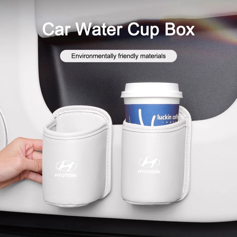باب السيارة كوب ماء صندوق المقعد الخلفي شرب الرف تخزين الجلود اكسسوارات السيارات لشركة هيونداي I10 I20 I30 I40 IX20 IX35 كونا جيتز أزيرا