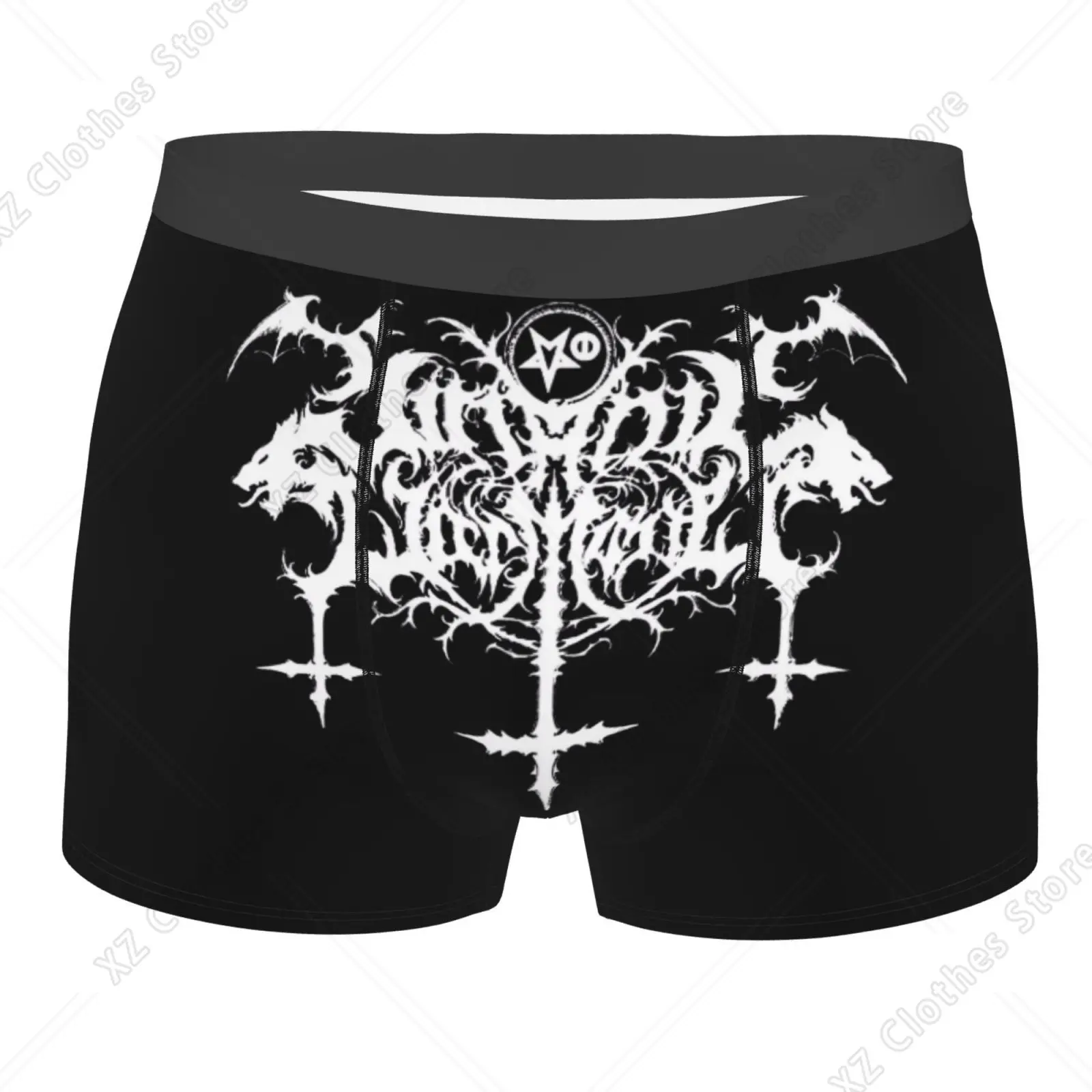 Gothic Pattern Print Men's Underwear Healthy Soft Comfortable High-Quality Men's Briefs Stylish Trendy Casual Sports Panties