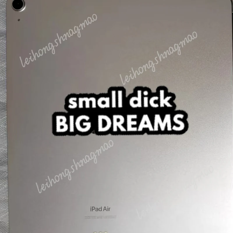 ملصق ليتل ديك بيج دريم للكمبيوتر المحمول لطيف ومثير للاهتمام على شكل حقيبة فنية كرتونية #6