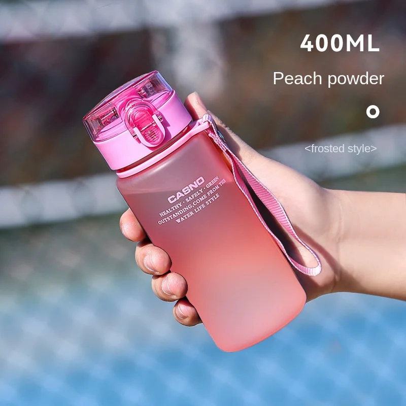 Leak-proof Sports Water Bottle Sports Fitness Mug Portable High Quality Simple Travel Hiking 400 Ml 560 Ml Men Women