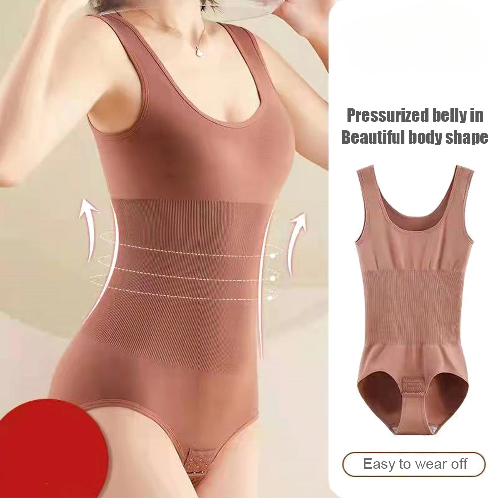 Plus Size One-piece Shapewear Abdominal Girdle Corset Soft Breathable Hip Lifting Corset Dimensional Cutting Shapewear for Women