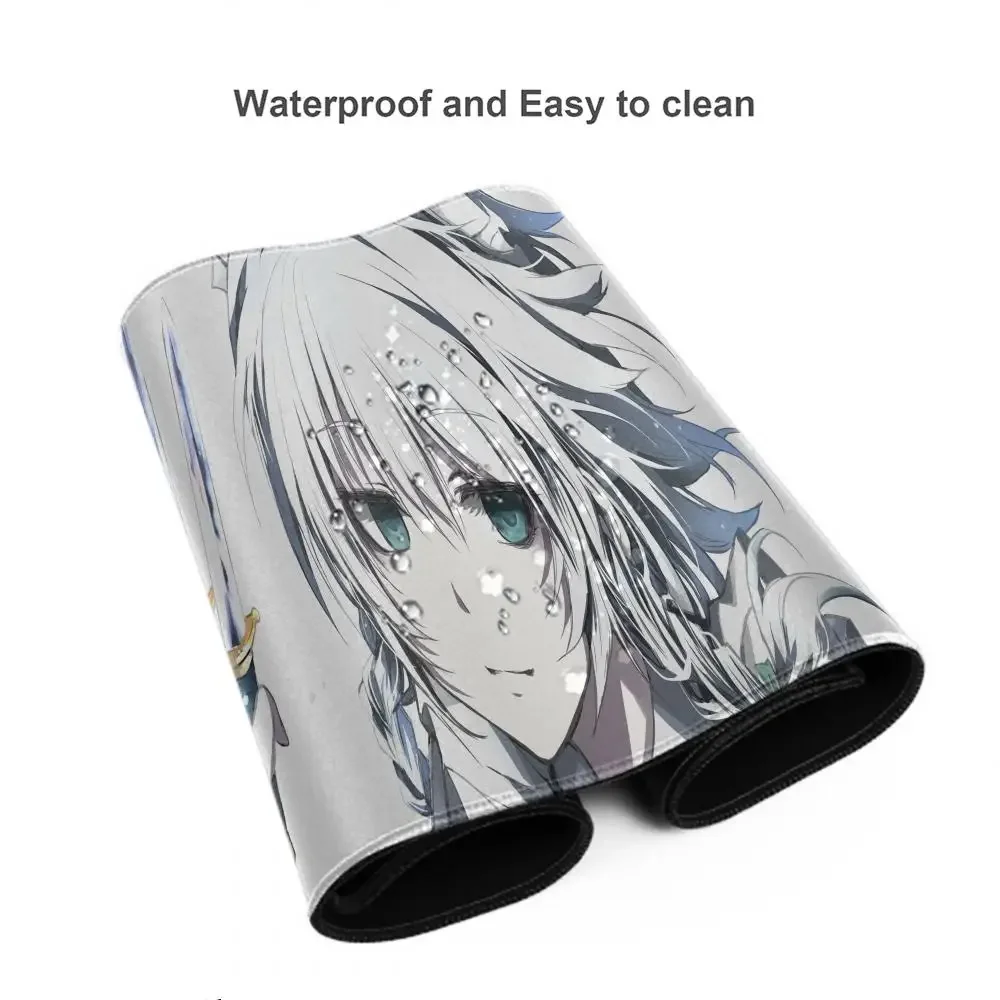 Touhou projeto mouse pad cômico izayoi sakuya jogo portátil tapete 40x90 extra grande kawaii anime mousepad acessórios de jogos para pc