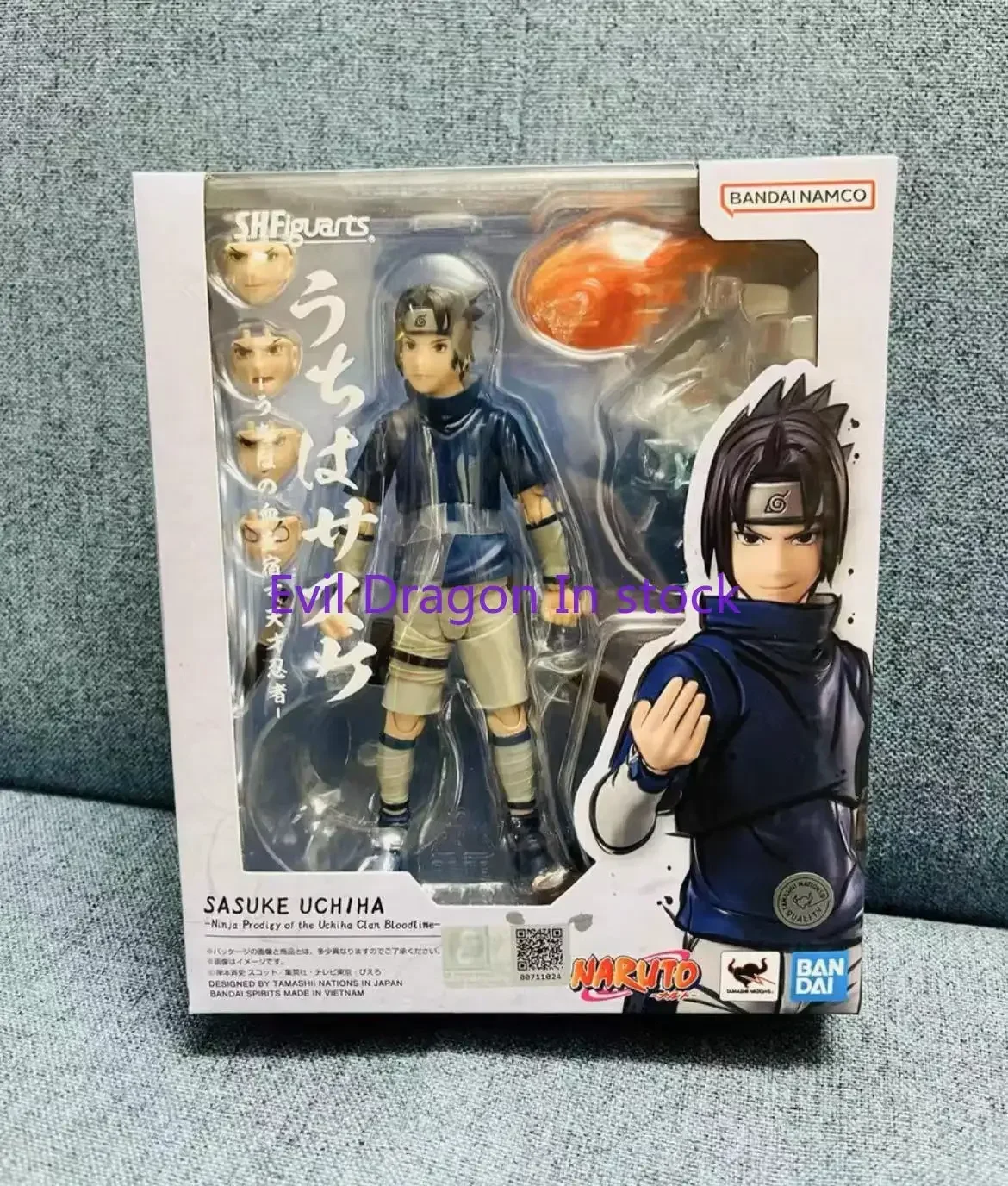 Оригинальный SH Figuarts Shf Sasuke Uchiha-Ninja Prodigy of The Uchiha Clan Bloodline Наруто Фигурка Коллекционная игрушка в подарок
