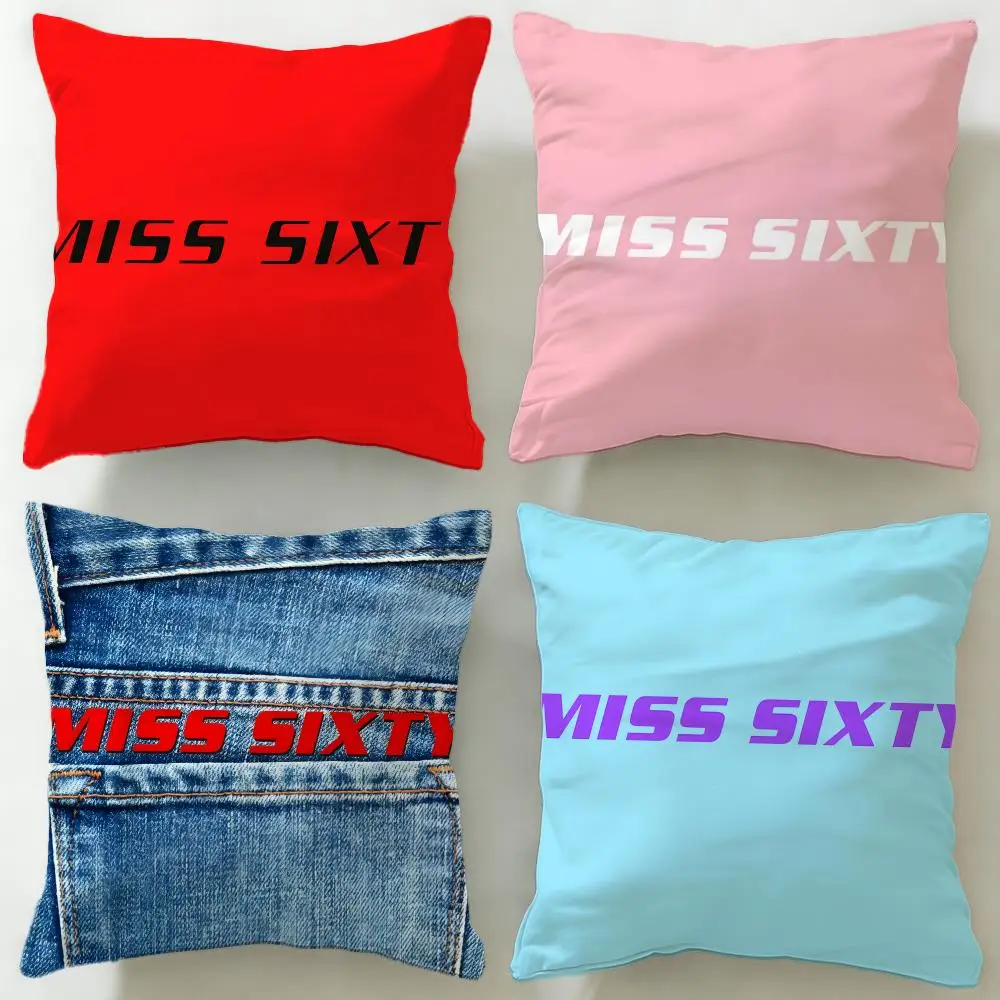 Beliebte Modemarke Miss Sixty Kissenbezug, weicher und leicht zu waschender Kissenbezug – vielseitig einsetzbar für Couch, Bett, Reisen und Büro