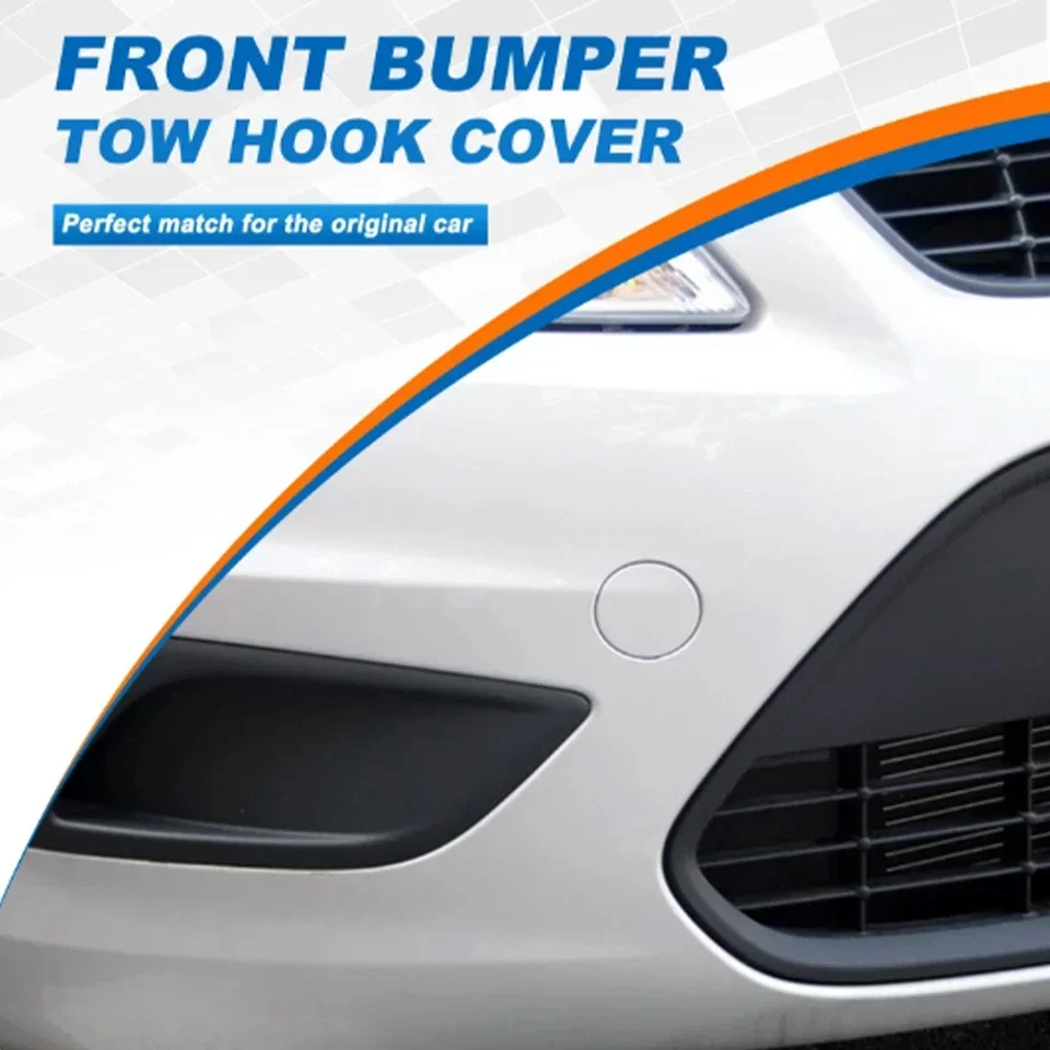 Tutup kait penarik Bumper depan mobil, aksesori untuk Ford Focus II MK2 2008 2009 2010 2011 Sedan sal1521645