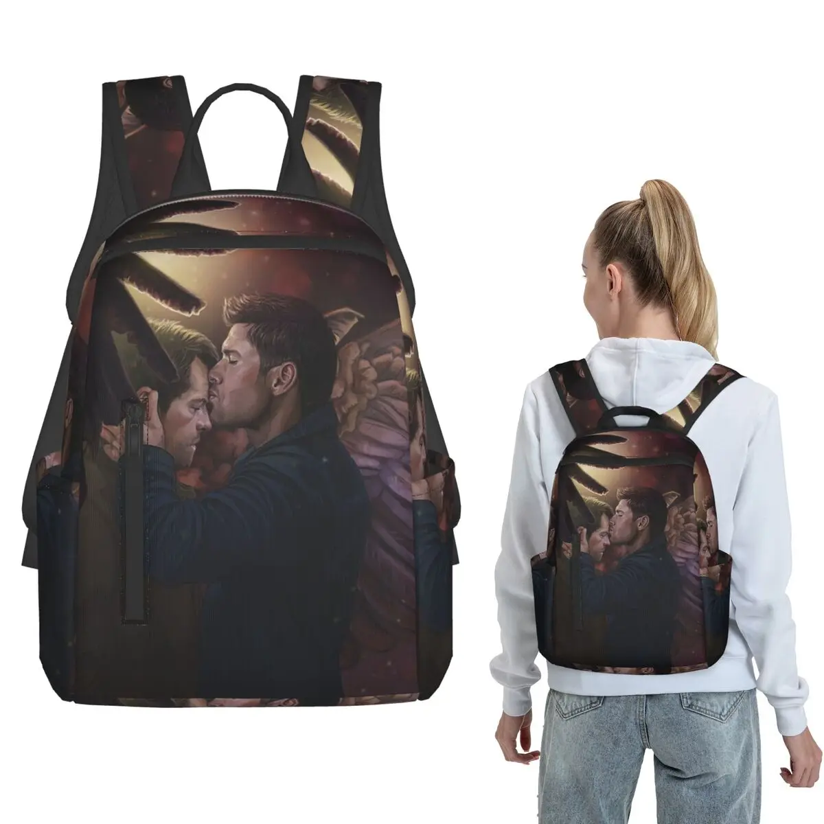 

A Moment Backpack Daypack Children BookBag School Bag Shoulder Bags for Men Women