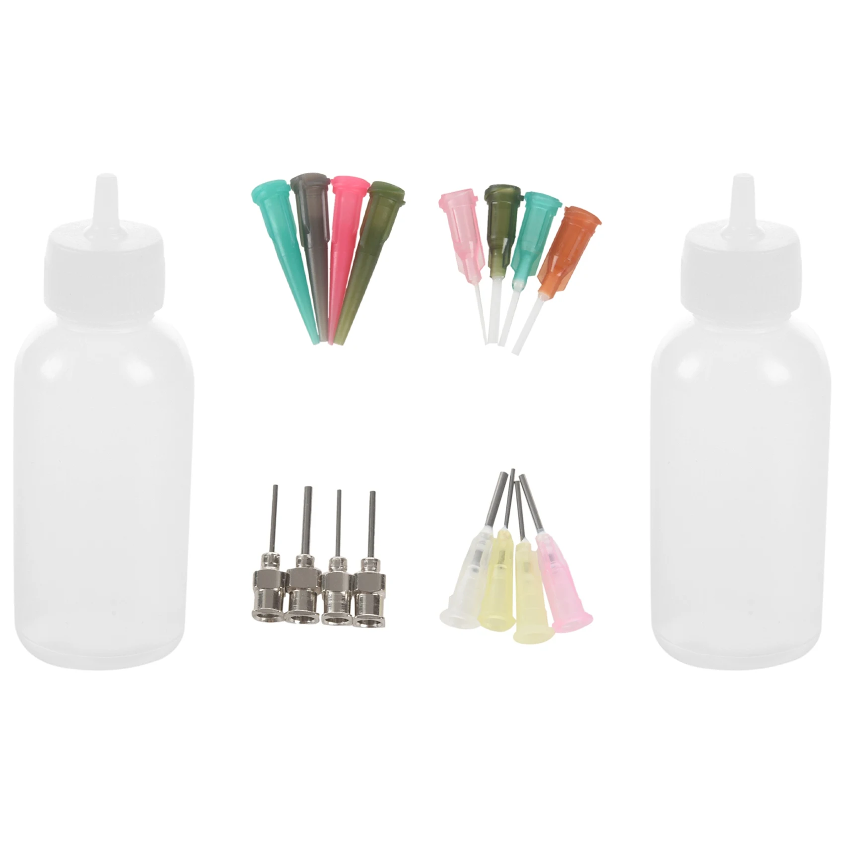 Conjunto de aplicador de henna para tatuagem, arte corporal, ferramenta de desenho, dicas, garrafas, 16 peças um conjunto